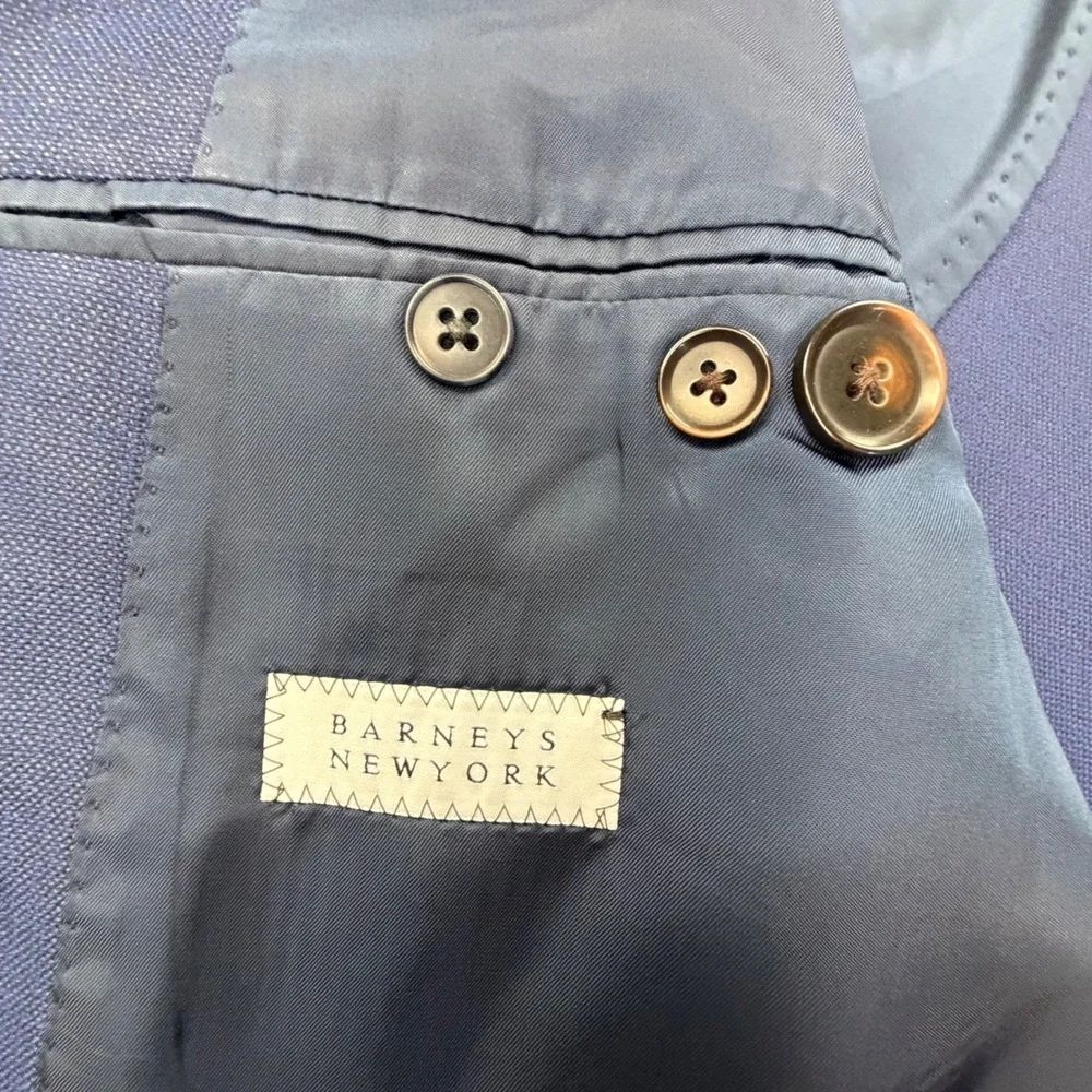 Ermenegildo Zegna Trofeo 600 Luxury Wool Silk Blue‎ Suit Mens Sartorial Italy